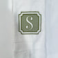 Embossed Monogram Hand Towel